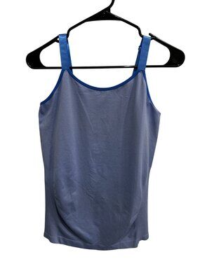 Ready To Go Blue Adjustable Straps Stretch Tank Top One Size Coquette Minimalist